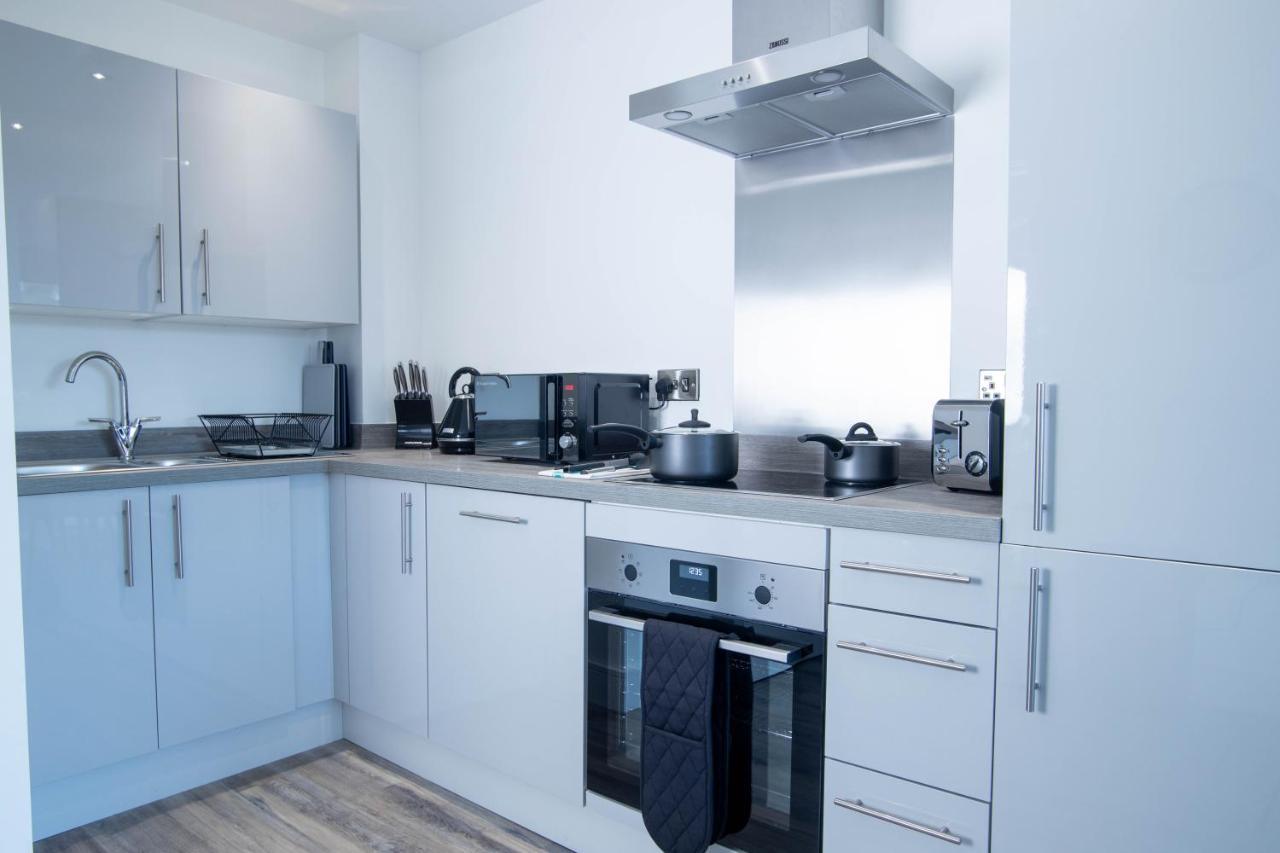 Luxe Interchange Apartment Near Old Trafford - Media City - The Quays Mánchester Exterior foto